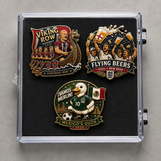 Top Viral 2026 World Cup Memories - Three-Pin Combo Pack - Limited Edition - Pintastic Collectibles